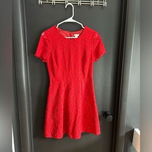 Jcrew Floral Lace Cocktail Dress